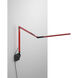 Z-Bar Mini LED 2.6 inch Red Wall Mount Desk Lamp Wall Light